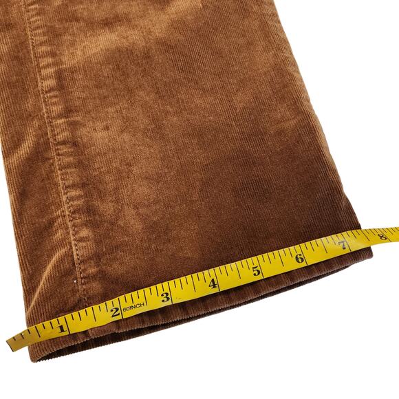 Talbots Womens High Waist Straight Leg Corduroy Pants Plus Size 14W Stretch Soft - Picture 13 of 13